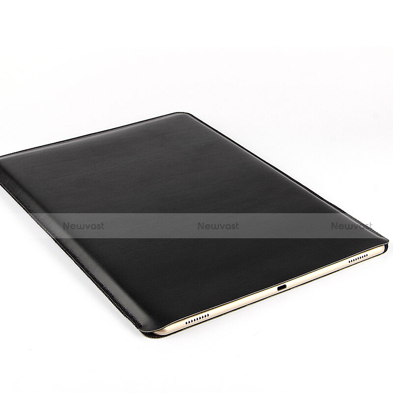 Sleeve Velvet Bag Leather Case Pocket for Apple iPad Air 3 Black