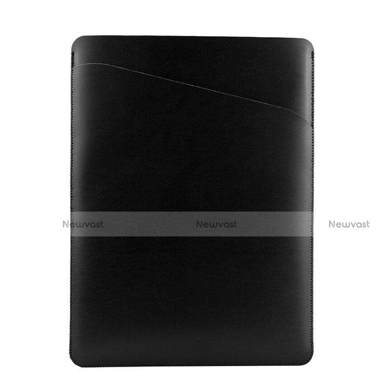 Sleeve Velvet Bag Leather Case Pocket for Microsoft Surface Pro 3 Black