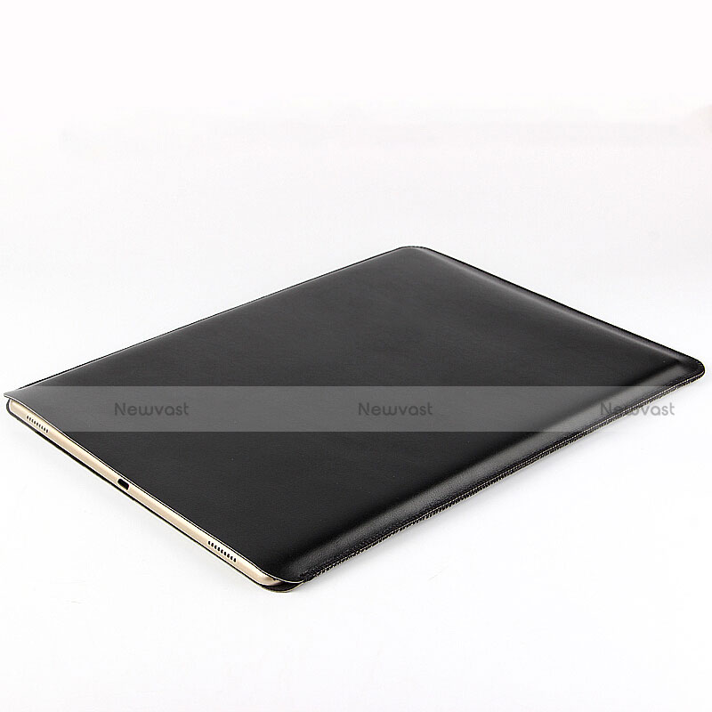 Sleeve Velvet Bag Leather Case Pocket for Samsung Galaxy Tab S7 Plus 5G 12.4 SM-T976 Black