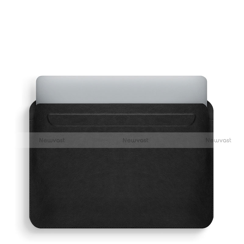 Sleeve Velvet Bag Leather Case Pocket L02 for Apple MacBook Pro 13 inch (2020) Black