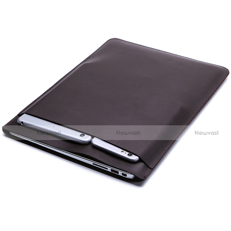 Sleeve Velvet Bag Leather Case Pocket L02 for Huawei Matebook 13 (2020)