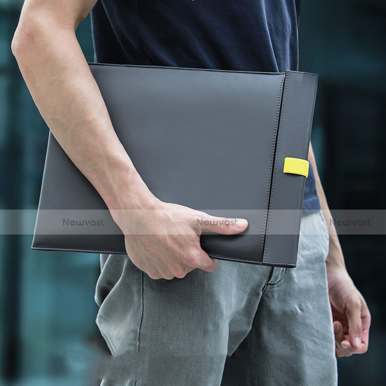 Sleeve Velvet Bag Leather Case Pocket L03 for Apple MacBook Pro 13 inch