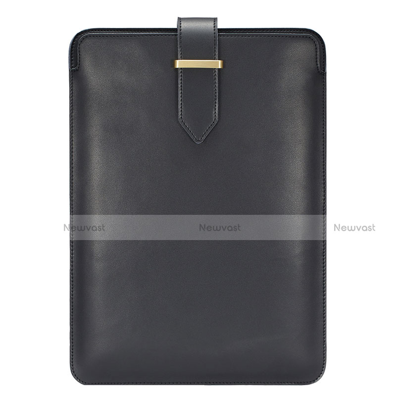 Sleeve Velvet Bag Leather Case Pocket L04 for Huawei Matebook 13 (2020) Black