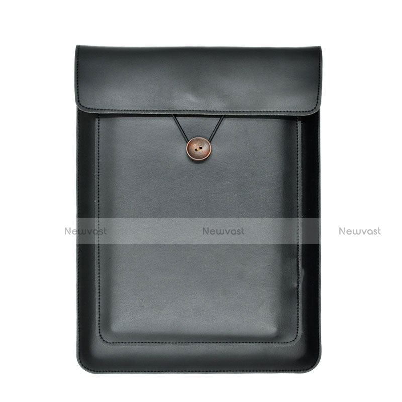 Sleeve Velvet Bag Leather Case Pocket L09 for Apple MacBook Pro 13 inch Black