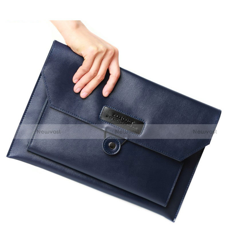 Sleeve Velvet Bag Leather Case Pocket L12 for Apple MacBook Pro 13 inch