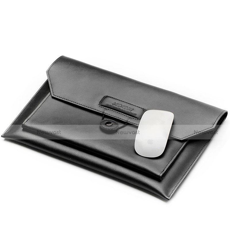 Sleeve Velvet Bag Leather Case Pocket L12 for Apple MacBook Pro 13 inch