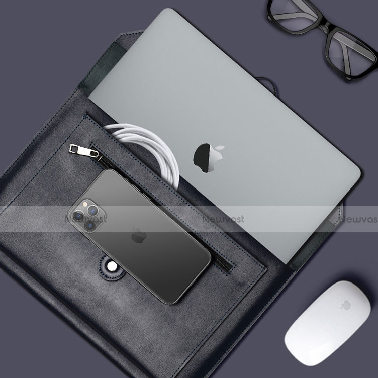Sleeve Velvet Bag Leather Case Pocket L12 for Apple MacBook Pro 13 inch Retina