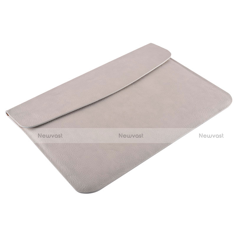 Sleeve Velvet Bag Leather Case Pocket L15 for Apple MacBook Pro 15 inch