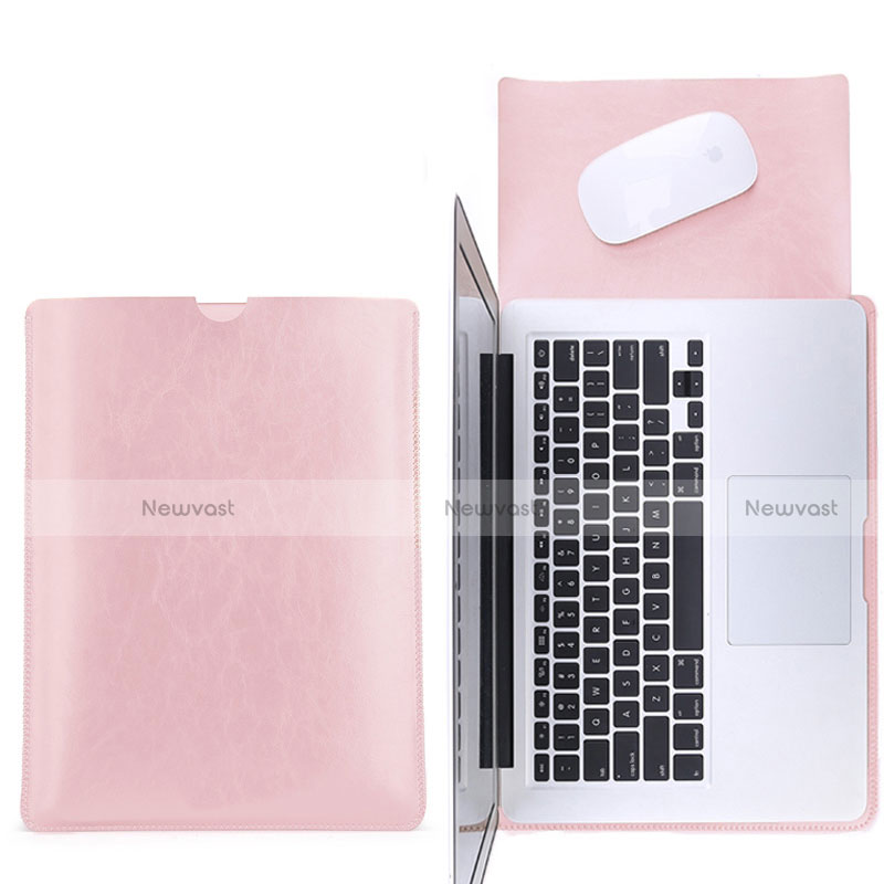 Sleeve Velvet Bag Leather Case Pocket L17 for Apple MacBook Pro 13 inch