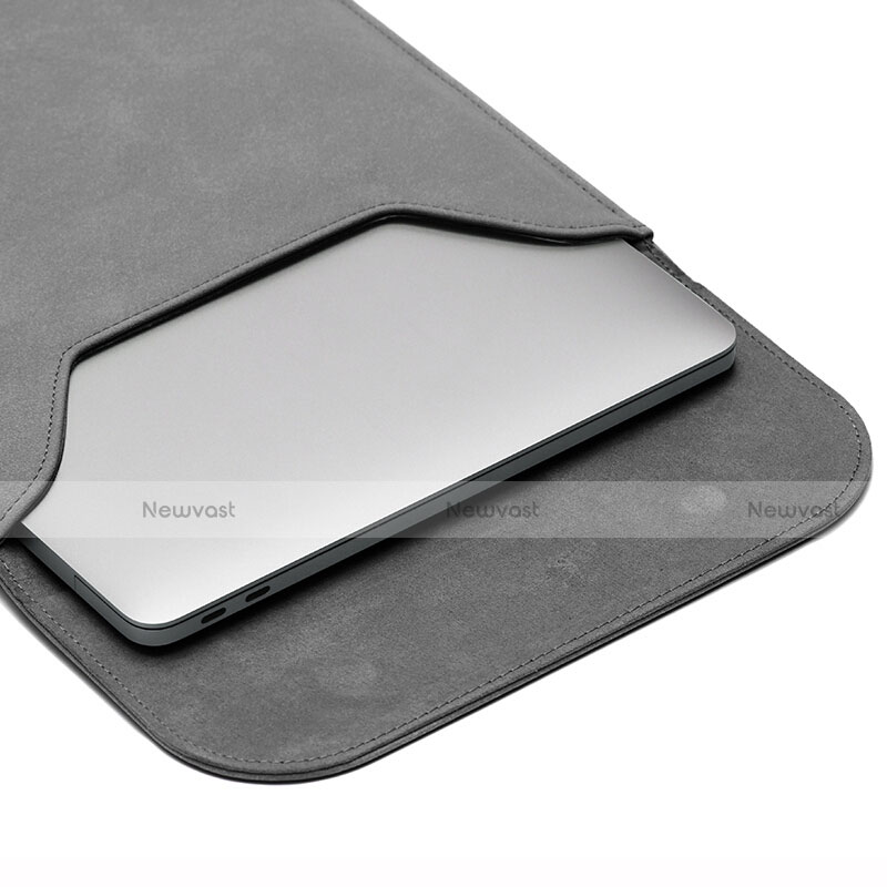 Sleeve Velvet Bag Leather Case Pocket L19 for Apple MacBook Pro 13 inch