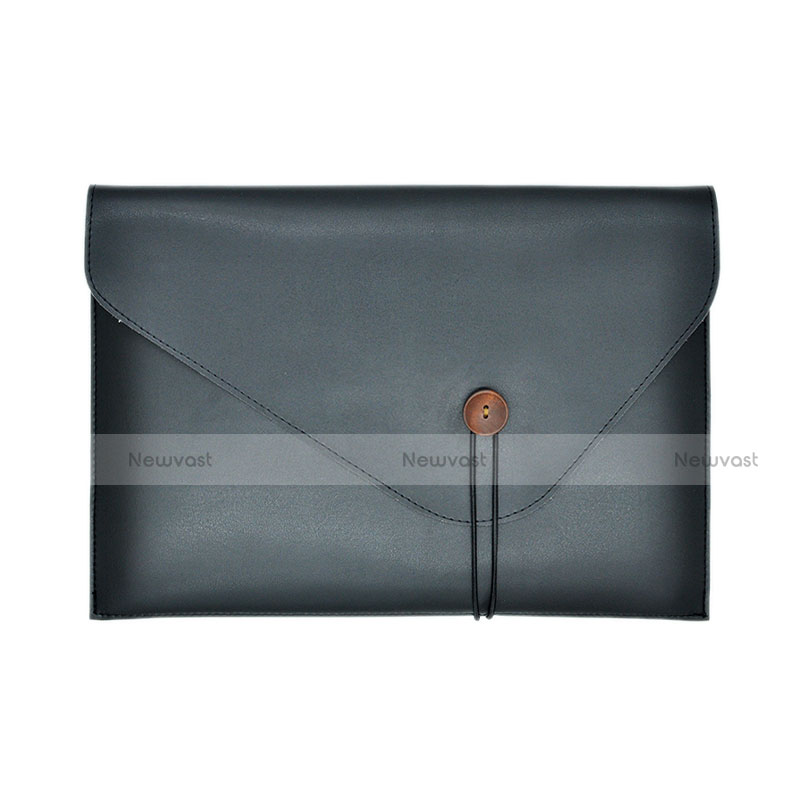 Sleeve Velvet Bag Leather Case Pocket L22 for Apple MacBook Air 13 inch (2020) Black