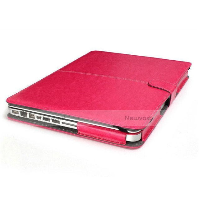 Sleeve Velvet Bag Leather Case Pocket L24 for Apple MacBook Pro 13 inch