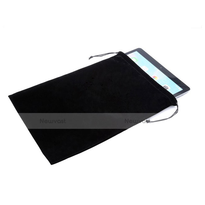 Sleeve Velvet Bag Slip Case for Huawei Mediapad T1 10 Pro T1-A21L T1-A23L Black