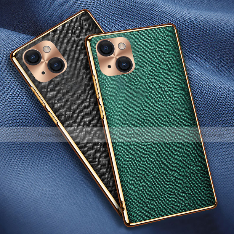 Soft Luxury Leather Snap On Case Cover A06 for Apple iPhone 13