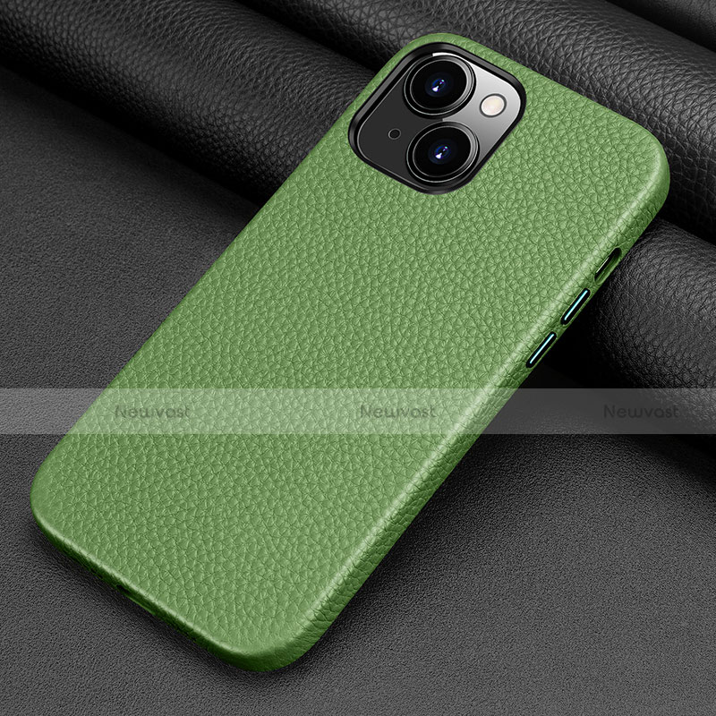 Soft Luxury Leather Snap On Case Cover A09 for Apple iPhone 13