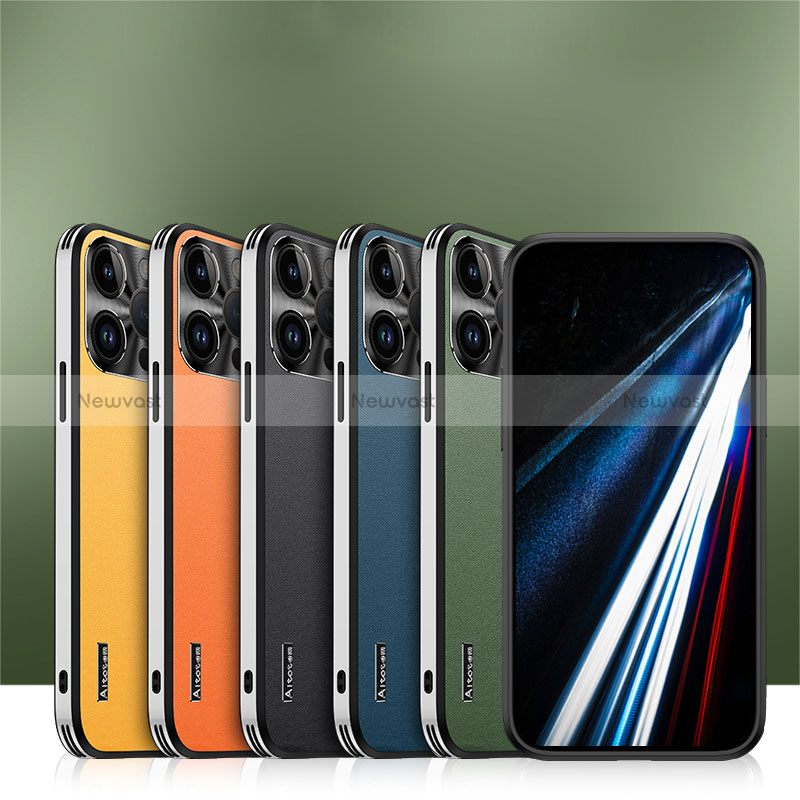 Soft Luxury Leather Snap On Case Cover AT1 for Apple iPhone 13 Pro