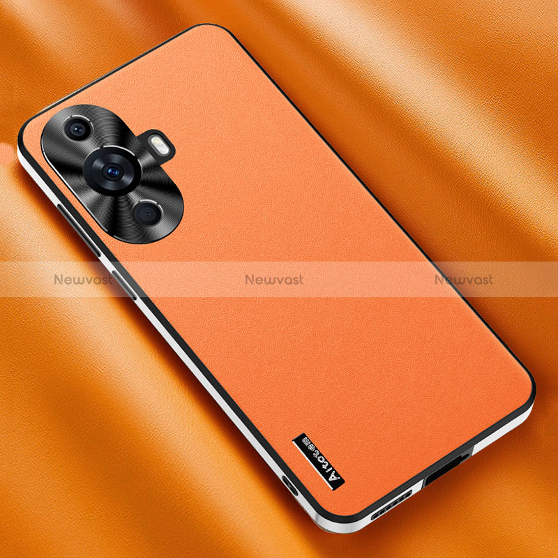 Soft Luxury Leather Snap On Case Cover AT2 for Huawei Nova 11 Pro