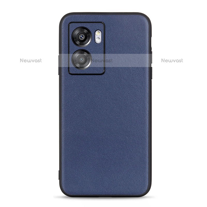 Soft Luxury Leather Snap On Case Cover B01H for OnePlus Nord N300 5G