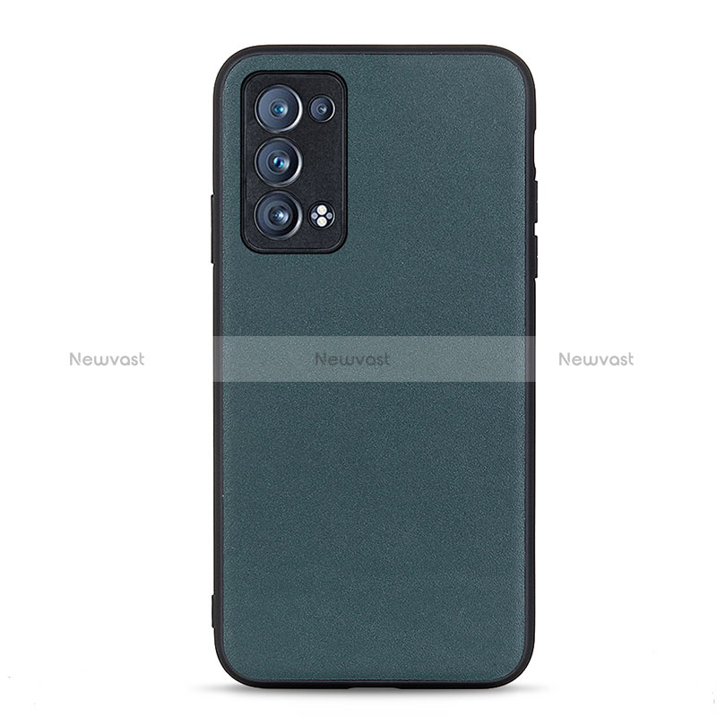 Soft Luxury Leather Snap On Case Cover B01H for Oppo Reno6 Pro 5G