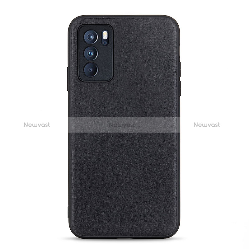 Soft Luxury Leather Snap On Case Cover B01H for Oppo Reno6 Pro 5G India