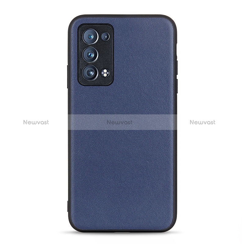 Soft Luxury Leather Snap On Case Cover B01H for Oppo Reno6 Pro+ Plus 5G