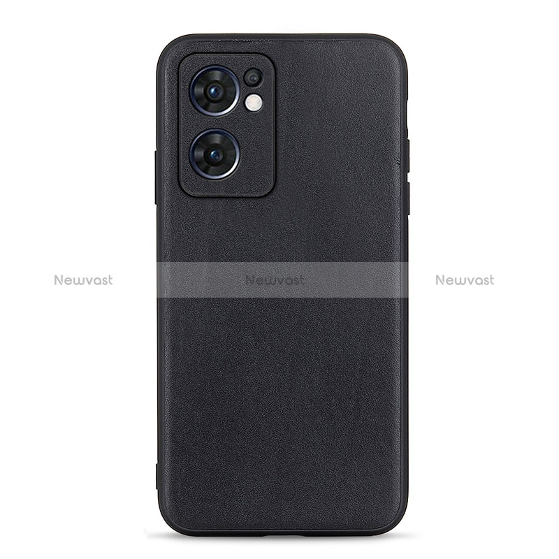 Soft Luxury Leather Snap On Case Cover B01H for Oppo Reno7 5G