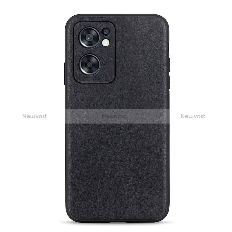 Soft Luxury Leather Snap On Case Cover B01H for Oppo Reno7 SE 5G