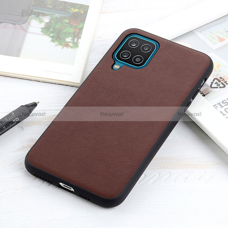 Soft Luxury Leather Snap On Case Cover B01H for Samsung Galaxy M12