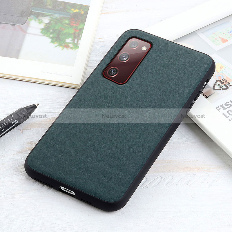 Soft Luxury Leather Snap On Case Cover B01H for Samsung Galaxy S20 FE 5G