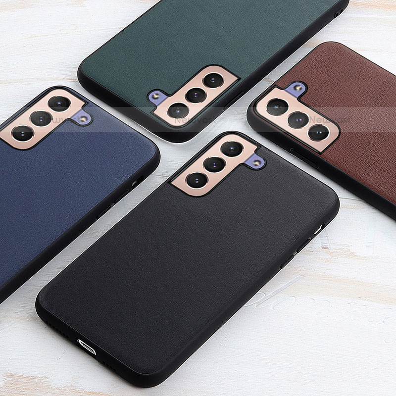 Soft Luxury Leather Snap On Case Cover B01H for Samsung Galaxy S21 FE 5G