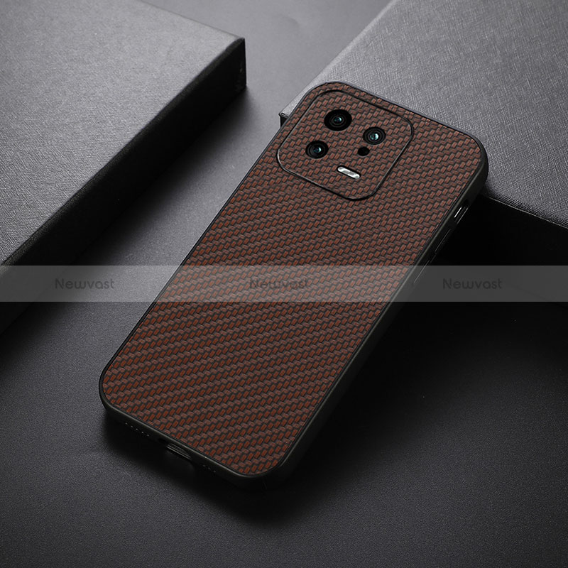 Soft Luxury Leather Snap On Case Cover B01H for Xiaomi Mi 13 5G
