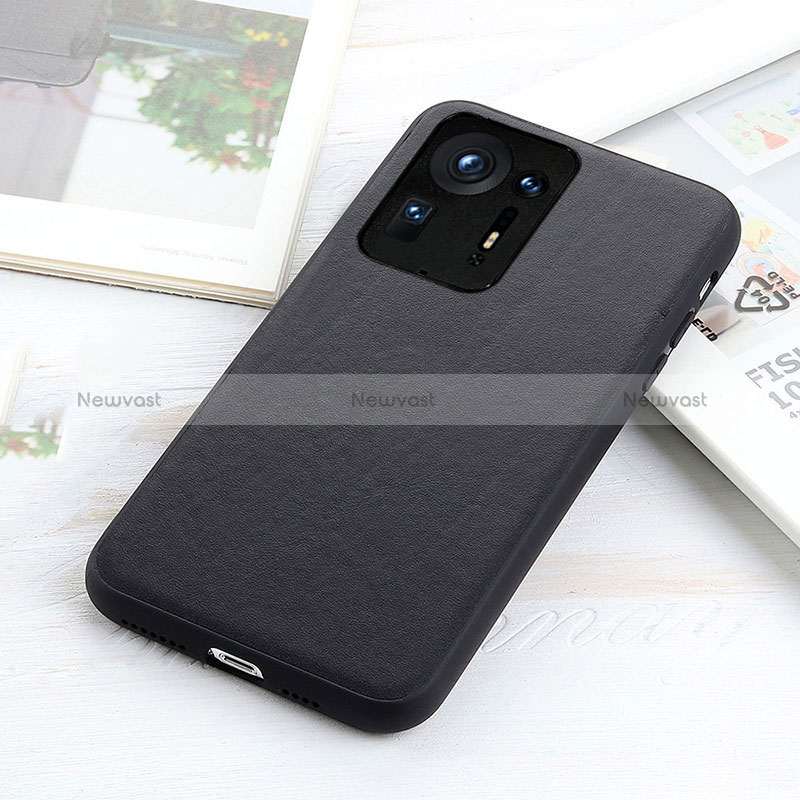 Soft Luxury Leather Snap On Case Cover B01H for Xiaomi Mi Mix 4 5G