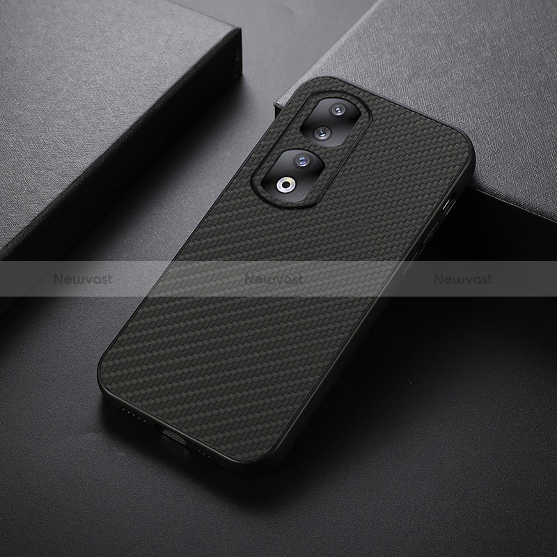 Soft Luxury Leather Snap On Case Cover B02H for Huawei Honor 90 Pro 5G