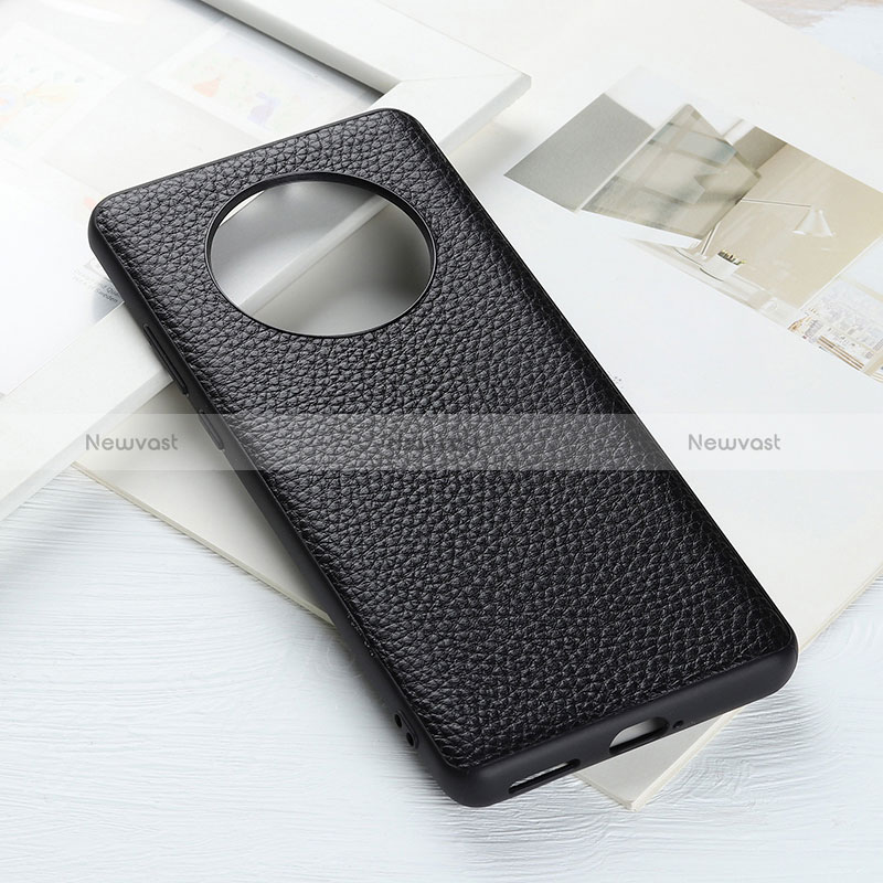 Soft Luxury Leather Snap On Case Cover B02H for Huawei Mate 40