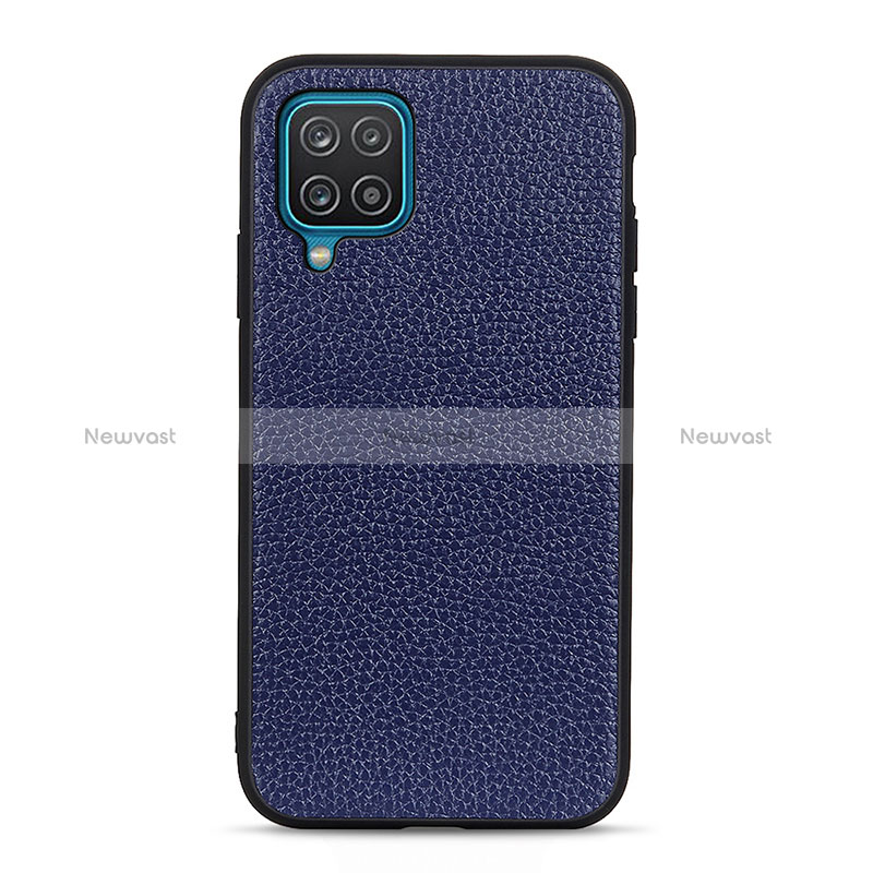 Soft Luxury Leather Snap On Case Cover B02H for Samsung Galaxy M12