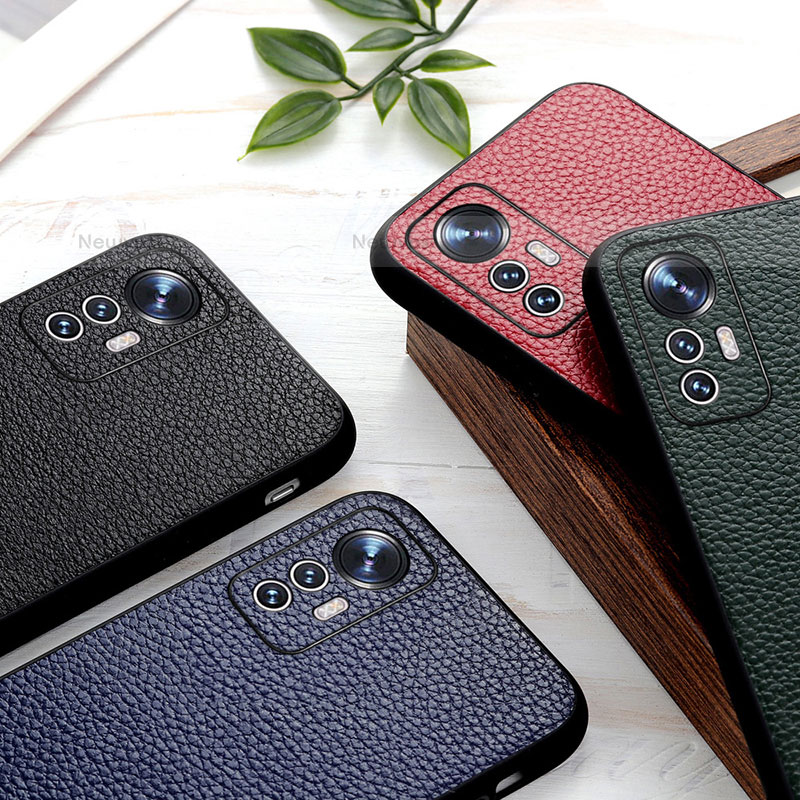 Soft Luxury Leather Snap On Case Cover B02H for Xiaomi Mi 12 Lite 5G
