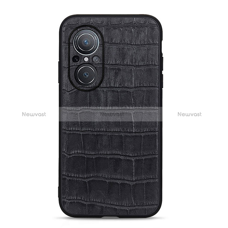 Soft Luxury Leather Snap On Case Cover B04H for Huawei Honor 50 SE 5G