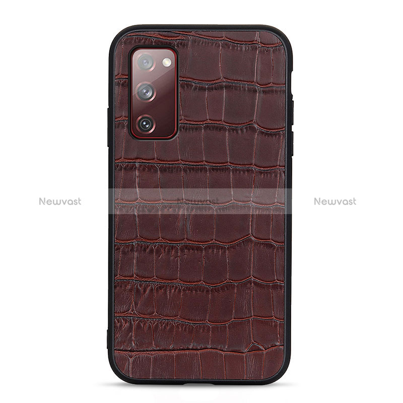 Soft Luxury Leather Snap On Case Cover B04H for Samsung Galaxy S20 FE 5G