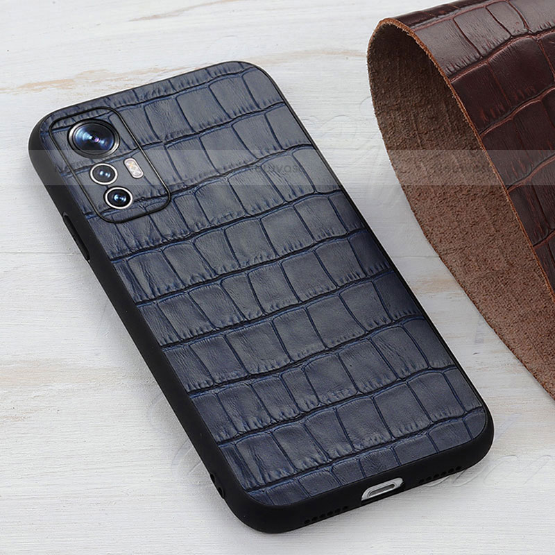 Soft Luxury Leather Snap On Case Cover B04H for Xiaomi Mi 12S 5G