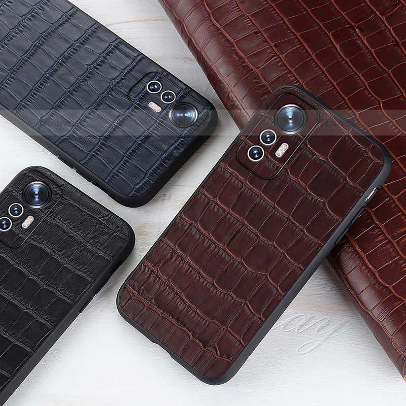 Soft Luxury Leather Snap On Case Cover B04H for Xiaomi Mi 12S Pro 5G