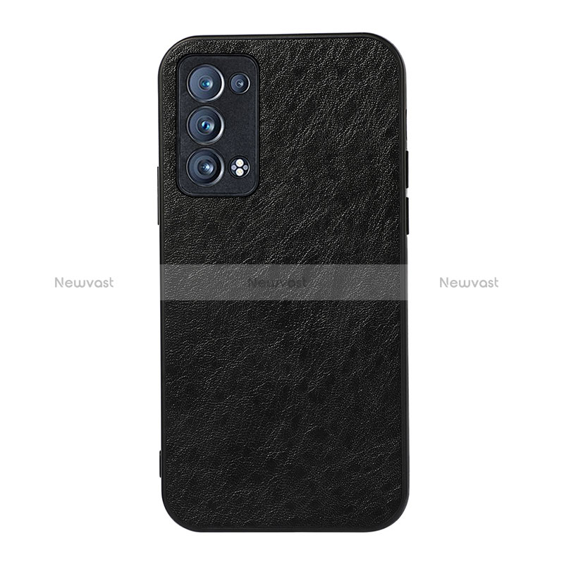 Soft Luxury Leather Snap On Case Cover B05H for Oppo Reno6 Pro 5G