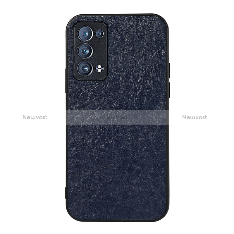 Soft Luxury Leather Snap On Case Cover B05H for Oppo Reno6 Pro 5G