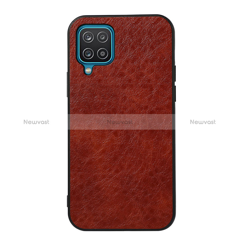 Soft Luxury Leather Snap On Case Cover B05H for Samsung Galaxy M12
