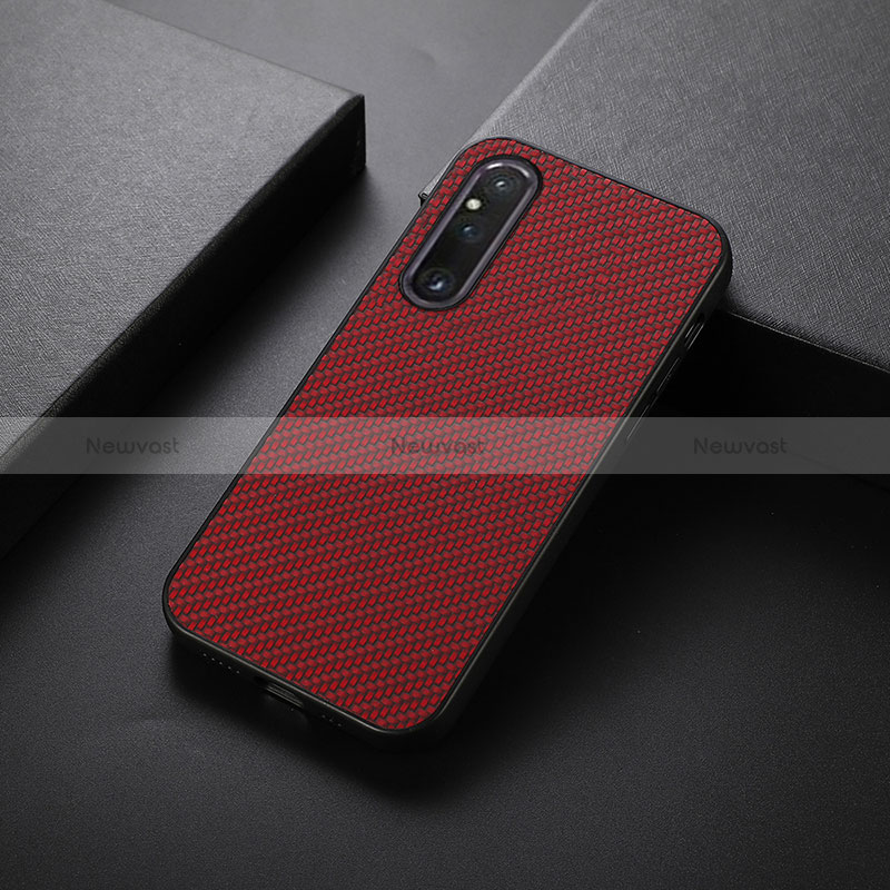 Soft Luxury Leather Snap On Case Cover B05H for Sony Xperia 1 V