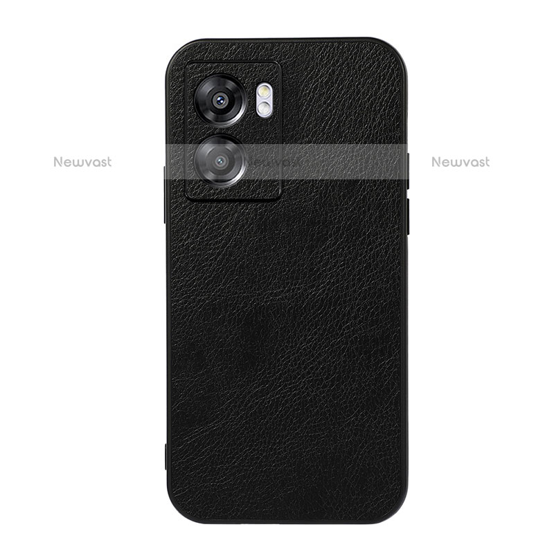 Soft Luxury Leather Snap On Case Cover B06H for OnePlus Nord N300 5G