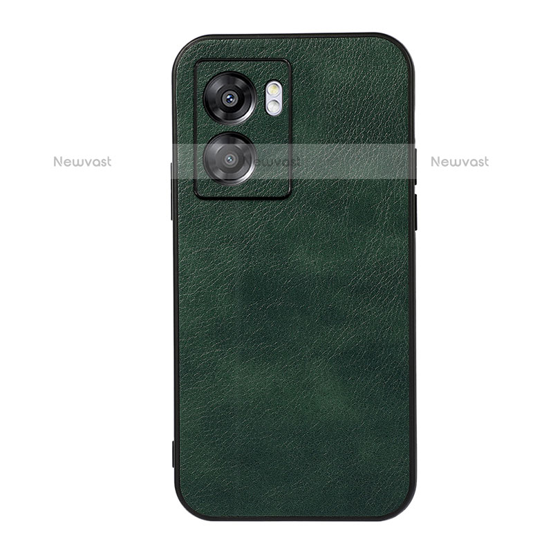 Soft Luxury Leather Snap On Case Cover B06H for OnePlus Nord N300 5G