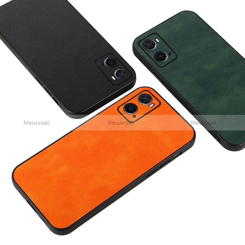 Soft Luxury Leather Snap On Case Cover B06H for Oppo A76