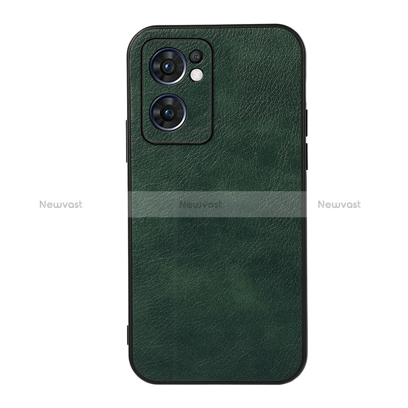 Soft Luxury Leather Snap On Case Cover B06H for Oppo Reno7 5G
