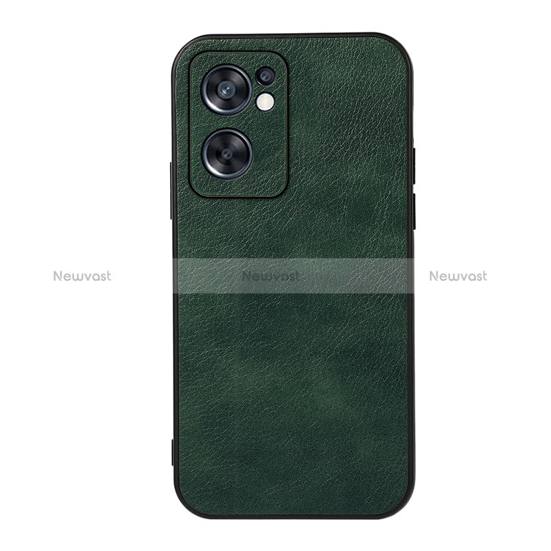 Soft Luxury Leather Snap On Case Cover B06H for Oppo Reno7 SE 5G