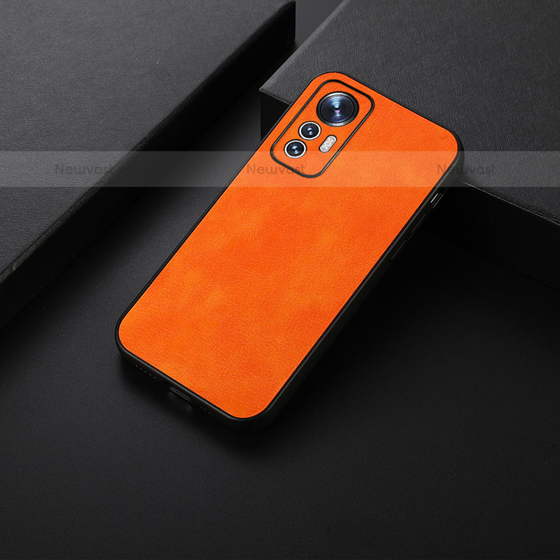 Soft Luxury Leather Snap On Case Cover B06H for Xiaomi Mi 12 Lite 5G